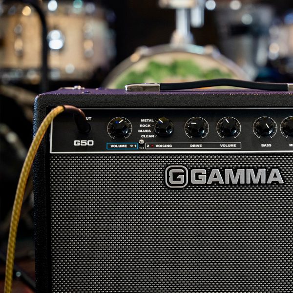 Close up of a GAMMA G50 Guitar Amplifier