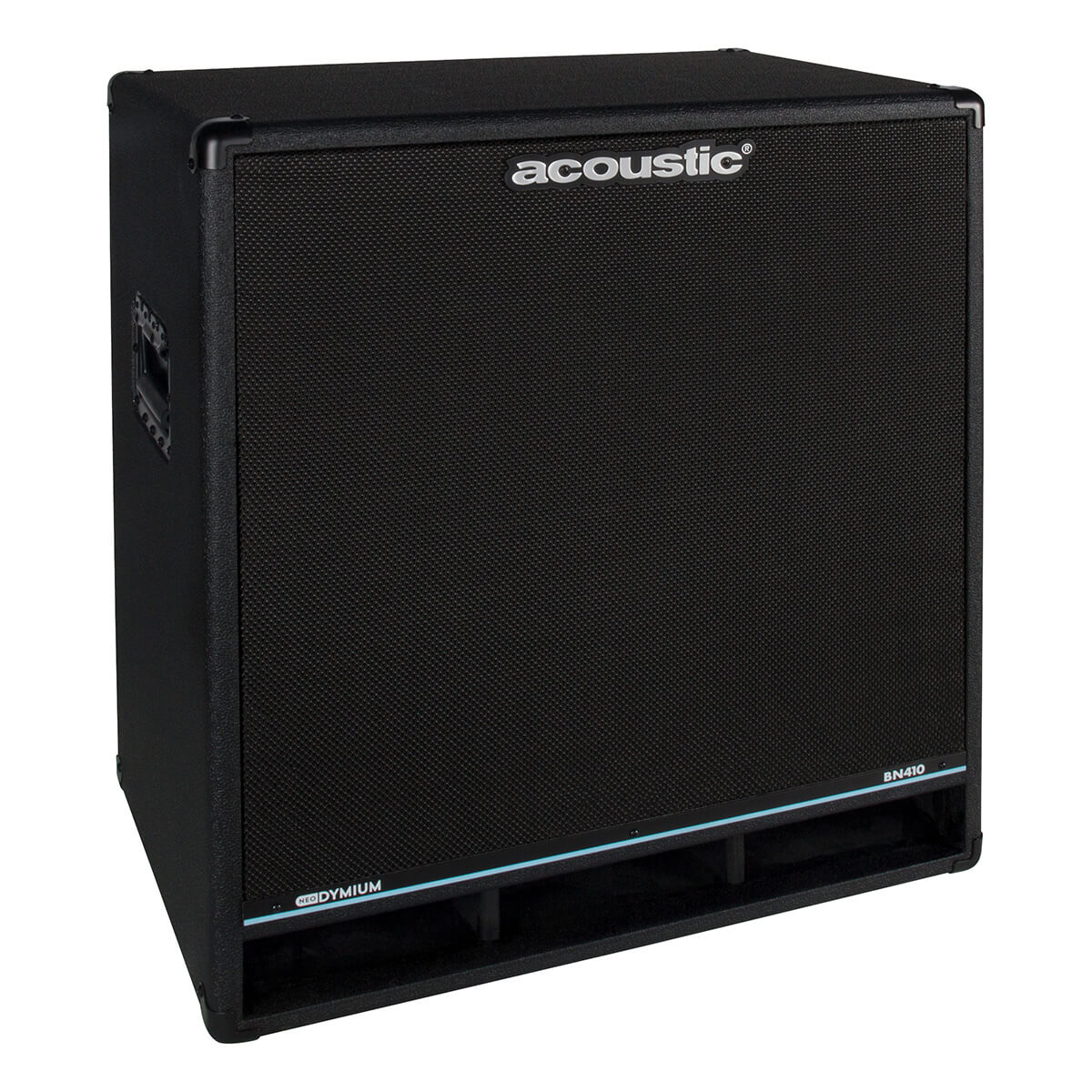 Right angle view of acoustic BN410 Neo Bass Cabinet
