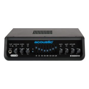 Front view of acoustic B1000HD Class-D Bass Head