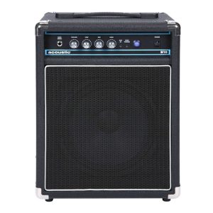 Front view of Acoustic B10 10 W 1×10″ Bass Guitar Combo