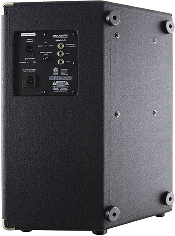 acoustic B100C combo bass amp back