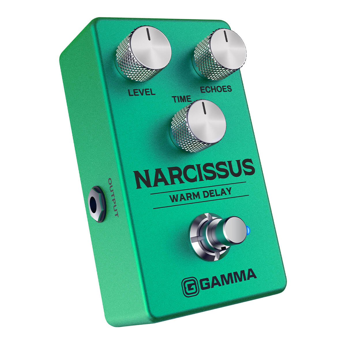 Gamma Narcissus warm delay pedal angled right.